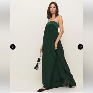 Reformation Maribelle Maxi Dress in Forest